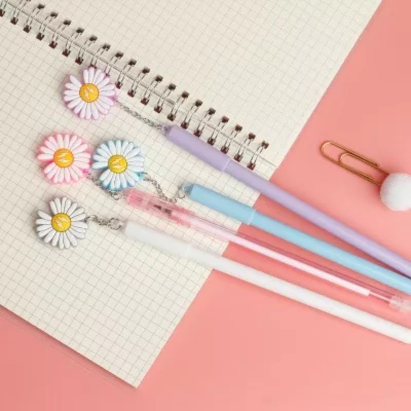 

Pulpen Gel Gantungan Karakter Bunga Daisy Pena Pelajar Lucu Souvenir