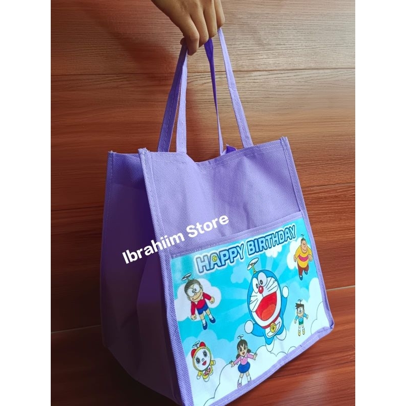 TAS ULTAH ANAK TEBAL UK 25x20x27 / TAS ULANG TAHUN ANAK / GOODIE BAG SOUVENIR ULANG TAHUN ANAK MURAH