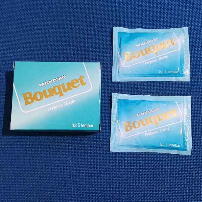 MANDOM Perfume Tissue - 1 pak isi 5 lembar - Tissue Basah