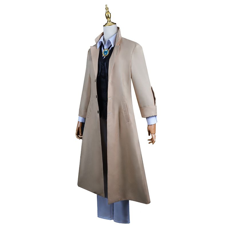 Kostum Cosplay Anime Dazai Osamu Kostum Natal Halloween kualitas premium