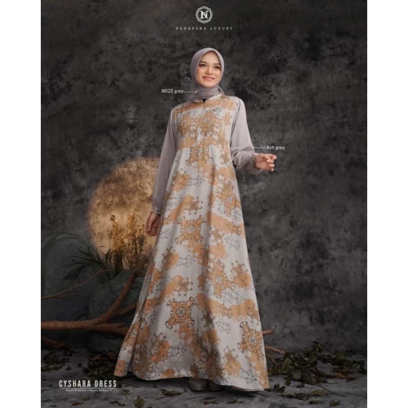 chysara dress by nadheera / gamis motif busui nadheera / gamis motif busui