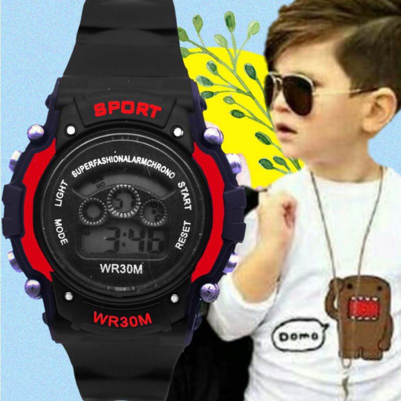 JAM TANGAN SPORT ANAK LAKI-LAKI TERBARU