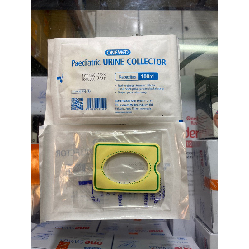 urine collector paediatric / urine colector pediatric 100ml onemed