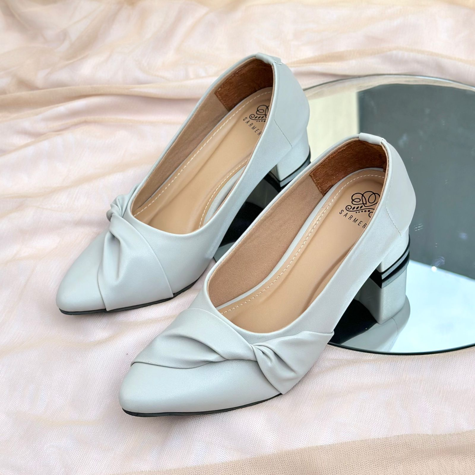 SARMER - PATRICIA HEELS LIGHT BLUE