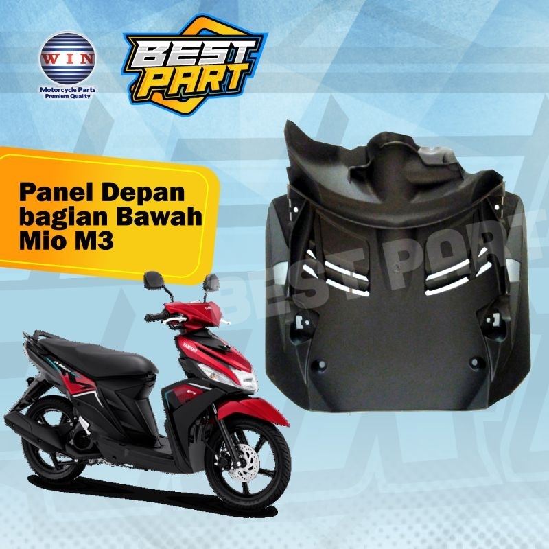 PANEL DEPAN BAGIAN BAWAH MIO M3 Sirip Dek Cover Front Lower merk WIN. Panel Depan Bagian Bawah MIO M