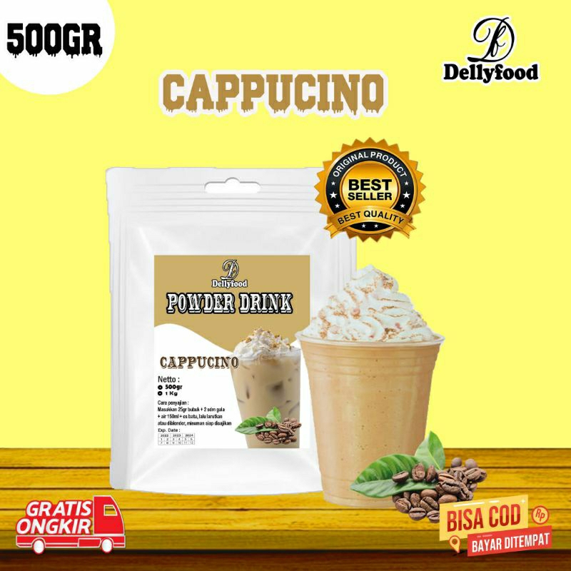 

Powder Drink / Bubuk Minuman Rasa Cappucino 500gr