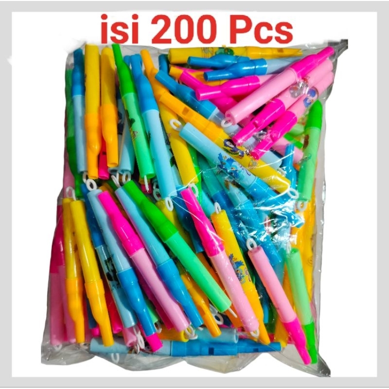 Suling Tarik Plastik isi 200Pcs Grosir