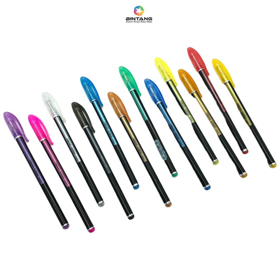 

SPIDOL WARNA GEL INK 12 WARNA