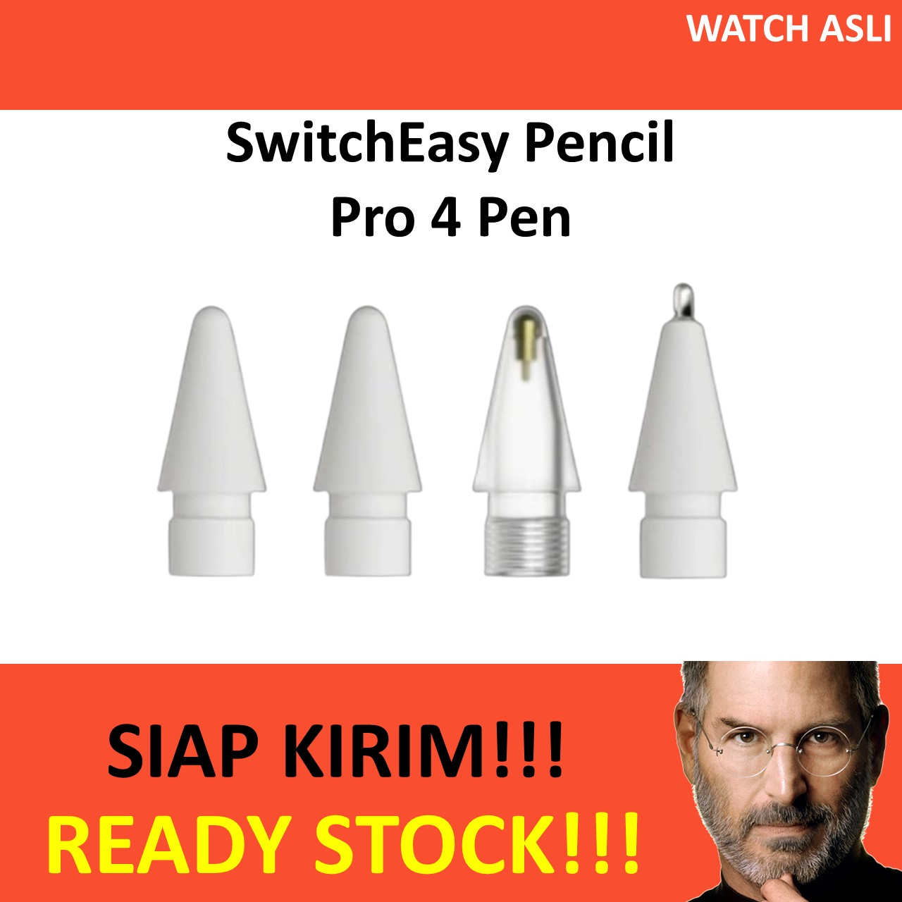 SwitchEasy Pencil Tips for Apple Pencil 1 2 &amp; EasyPencil Pro 4 Pen