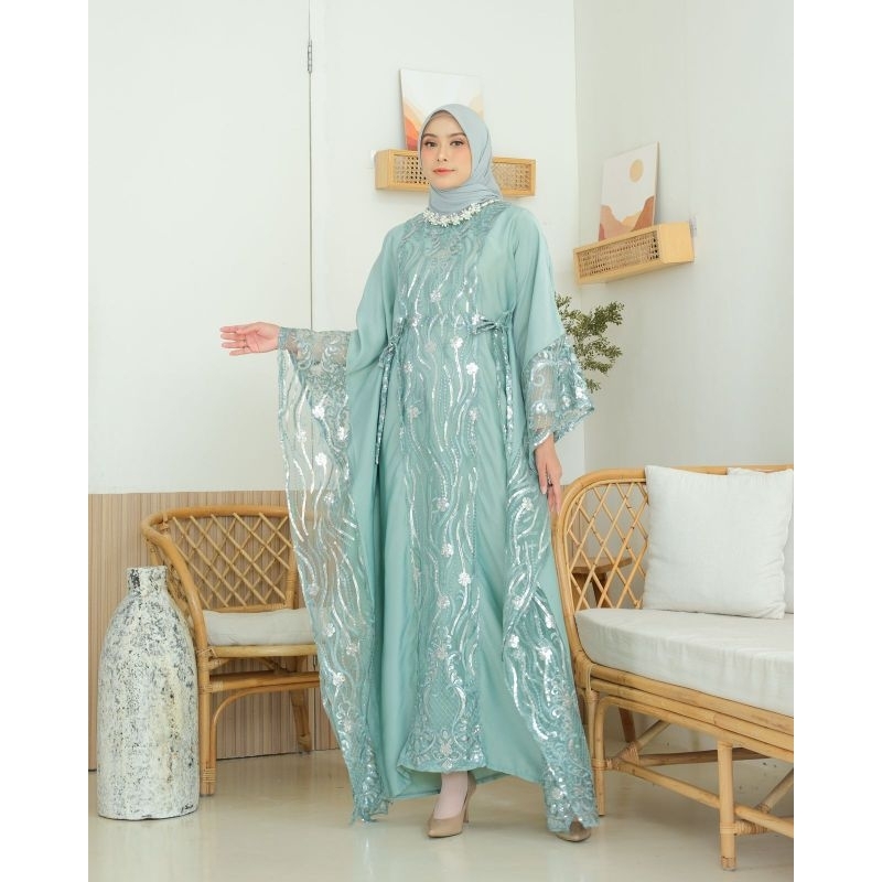 Gamis Kaftan Payet Original Butik