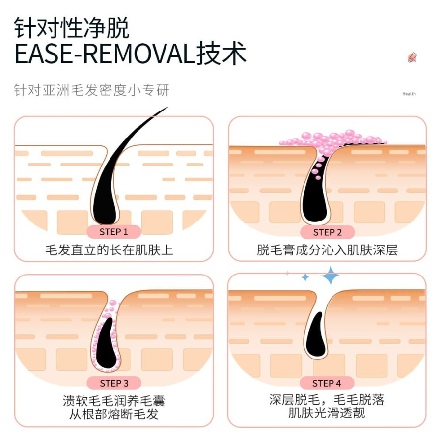 Image Beauty Silky Soft Smooth Skin Hair Removal Cream Moisturizing