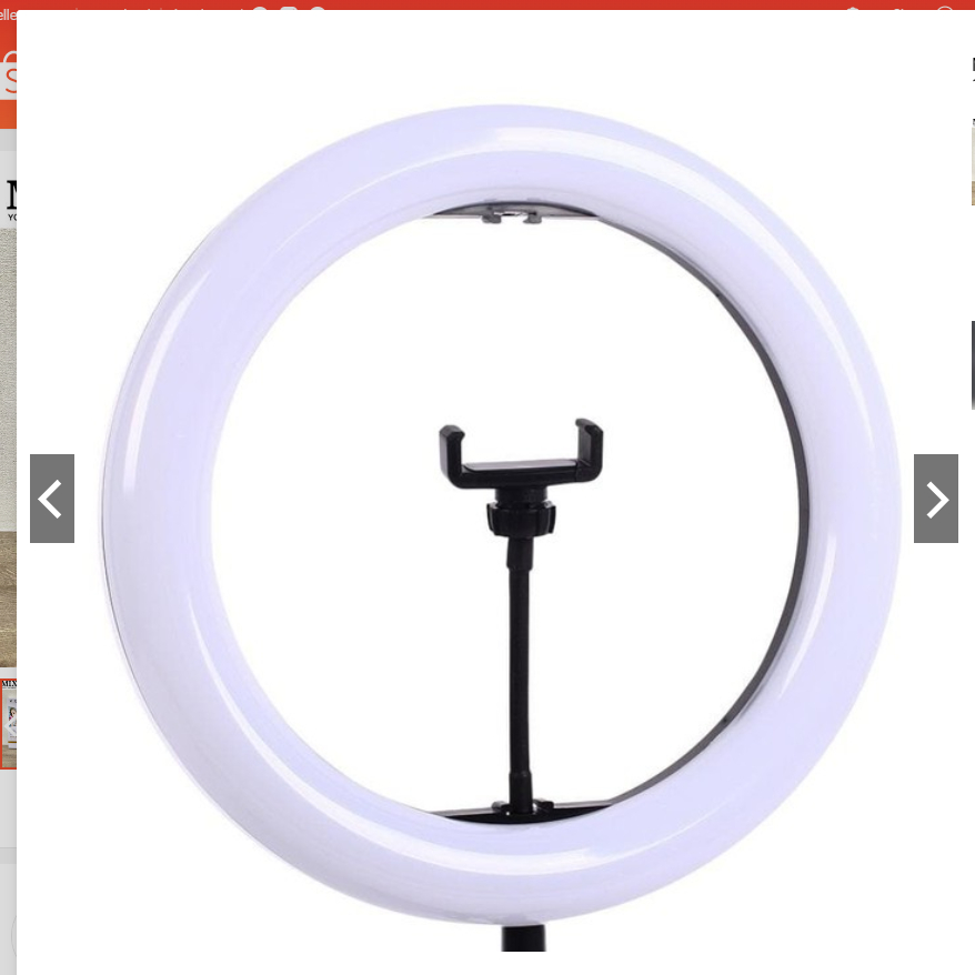 MIXIO 33CM Ring Light Selfie led 13Inc LED Photo Studio Selfie,Tiktok Camera