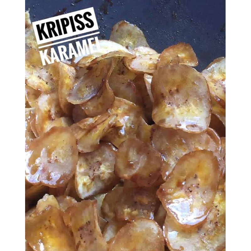 

KRIPISS CARAMEL BEBAS GULA PUTIH 100GR | KERIPIK PISANG SEHAT