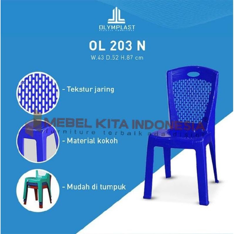 Kursi Plastik Olymplast OL 203 N