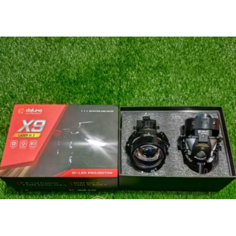 Biled projector 3inc x9 deluxe laser G.2 autolinghet pnp H4