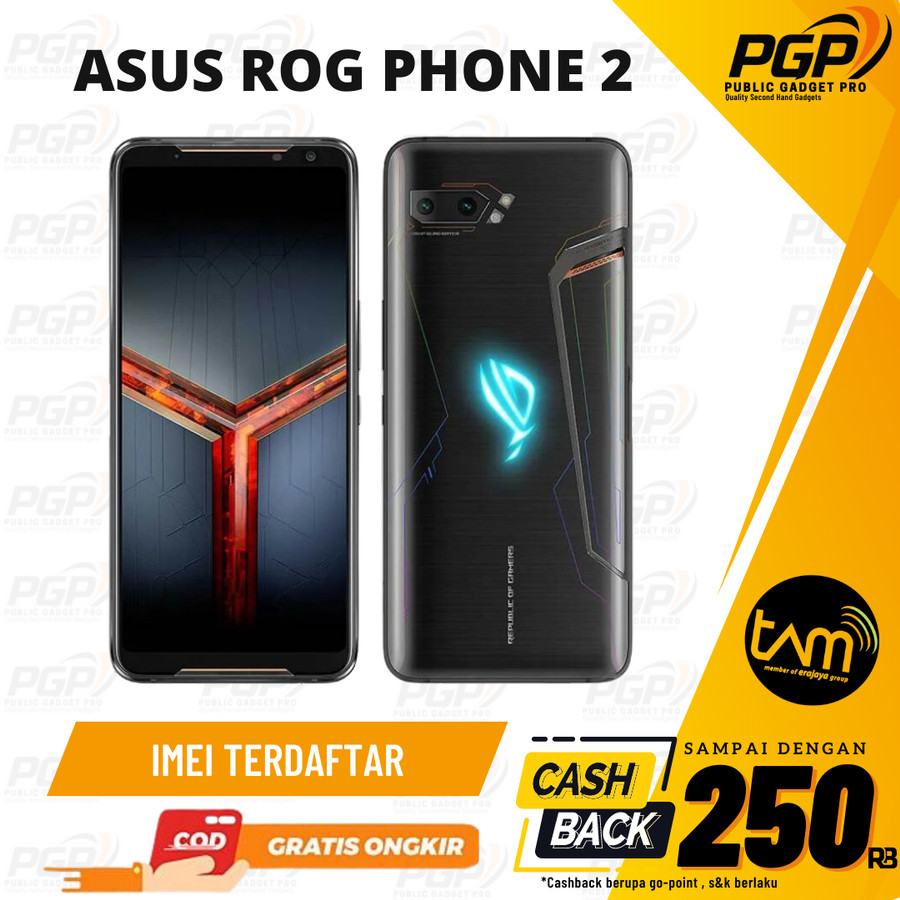 Asus Rog Phone 2 8/128GB Second Original Resmi Indonesia
