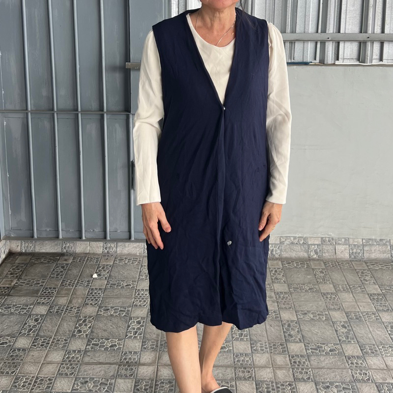 PRELOVED MANGO OUTER DRESS 35k LD 90 cm Panjang 94 cm #stuffyready