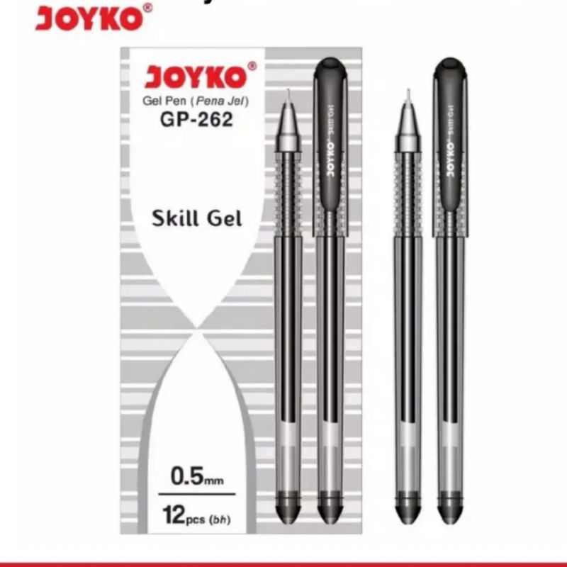 

pulpen gel /gel pen joyko gp-262 (12pcs)
