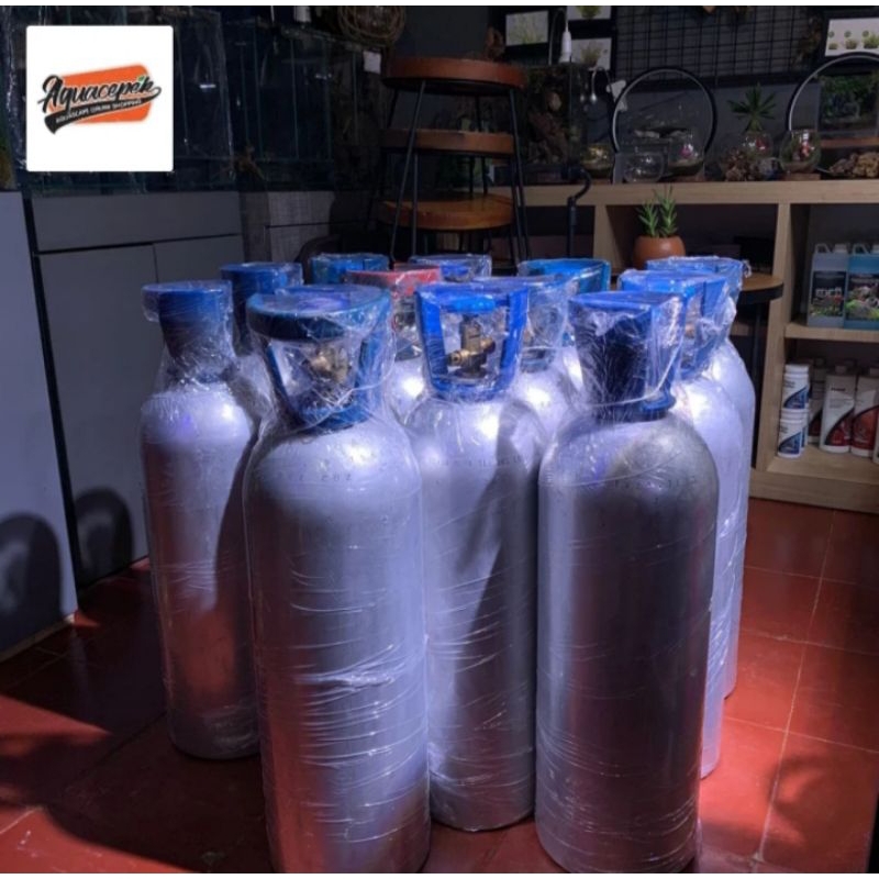 TABUNG CO2 ALUMINIUM 8 - 9 KG AQUASCAPE