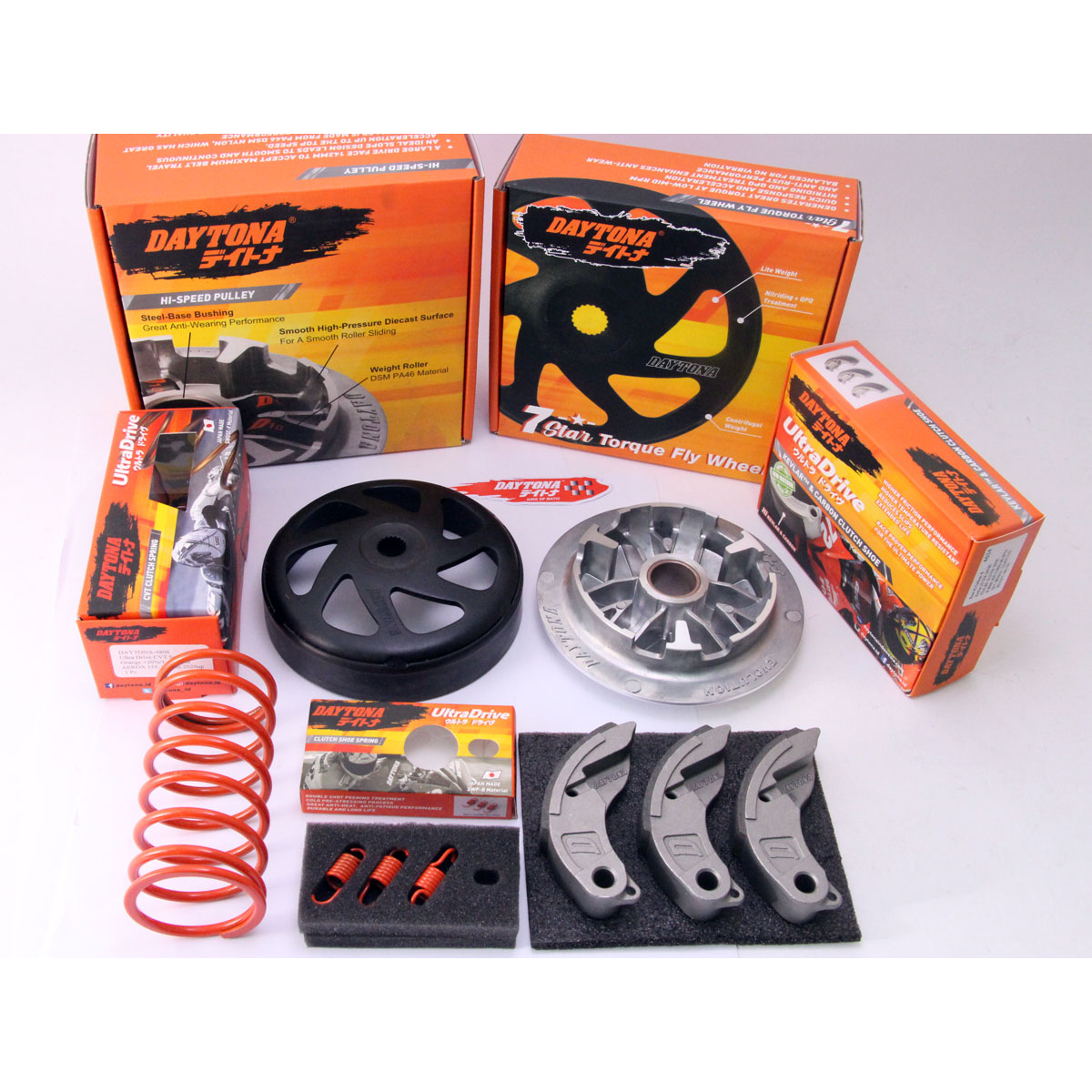 Paket Kirian NMAX NEW, AEROX Full Daytona 1000 RPM Gaspoll Anti Gredek