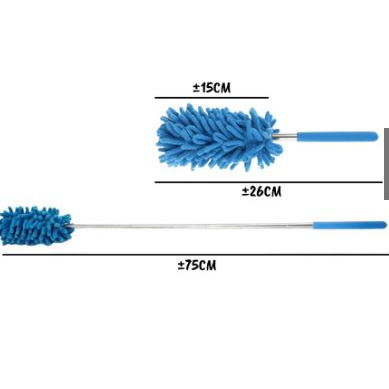 Kemoceng Cendol Microfiber Serbaguna / Pembersih Debu Kaca Jendela Ruangan Kain Lap Kemucing Mikrofiber Panjang [MF]