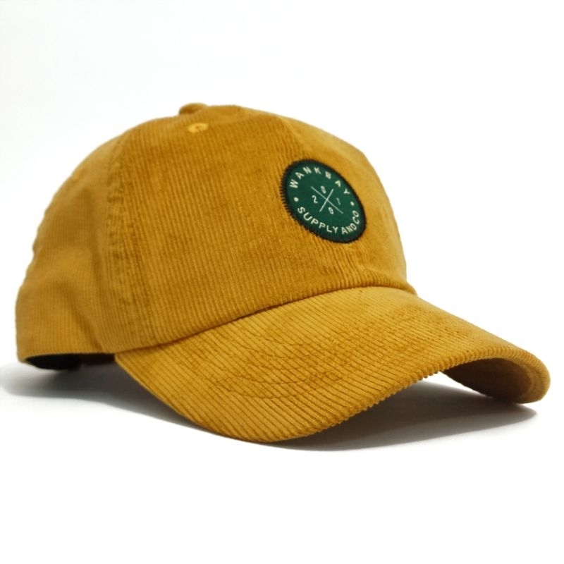 Topi Pria Polocap Korduroy Baseball Hat Corduroy