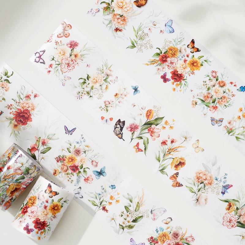 

Sample 1loop WT floral wave pet tape