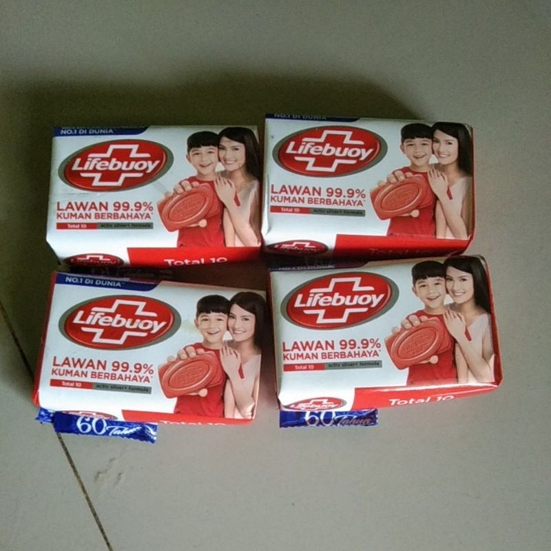 sabun mandi batang Lifebuoy 75gr× 4 pcs