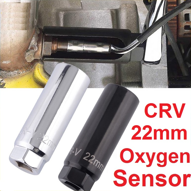 Oxygen Sensor Lambda Socket Oksigen Kunci Sok O2 Alat Wrench Offset Removal Installation Tools Car Accessories 8mm 1/2 Drive