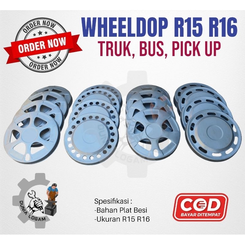 Wheeldop Wildop Weeldop Wheeldoff Weldoff Wildoff Weldop Cover Velg Tutup Velg Ring 15 Ring 16 R15 R