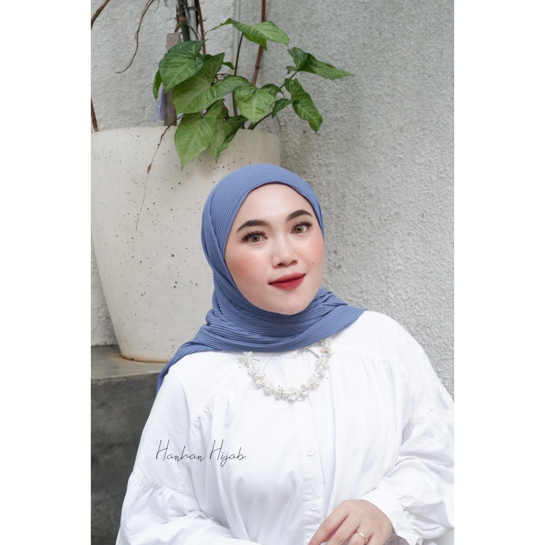 𝗛𝗮𝗻𝗵𝗮𝗻 𝗛𝗶𝗷𝗮𝗯 - Pashmina Plisket Inner / Pleated Ciput Ceruty Premium