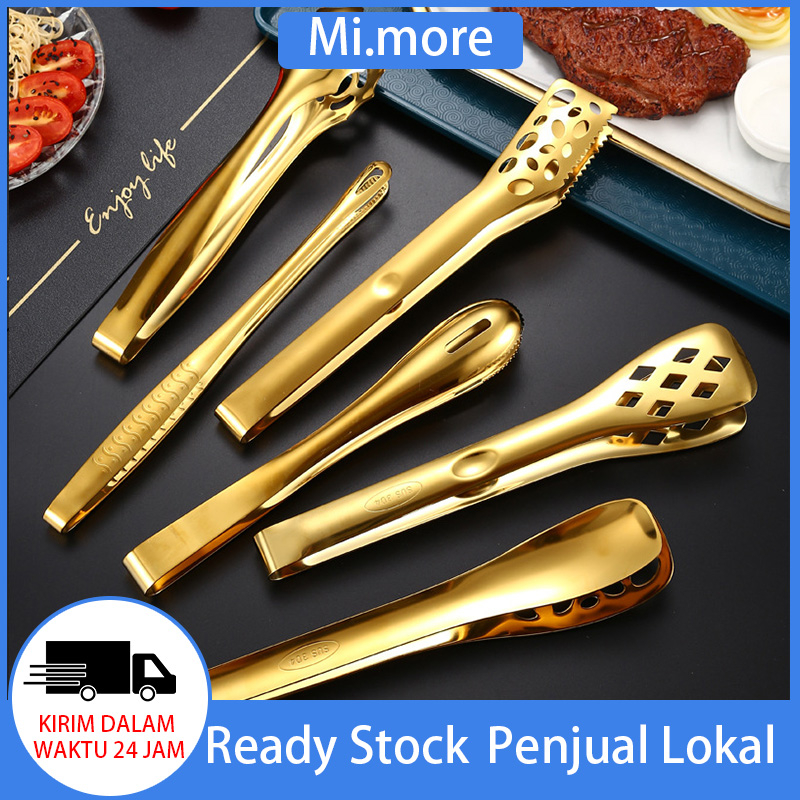 Mi.more Food Clip 304 Stainless Steel Klip Makanan Food Penjepit Dapur Pinset Barbekyu Steak Roti Penjepit