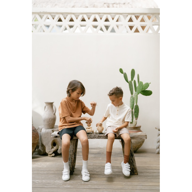 DINOANDBUNNY - BOBBY TOP Bohopanna - Baju Polo Anak Laki-Laki