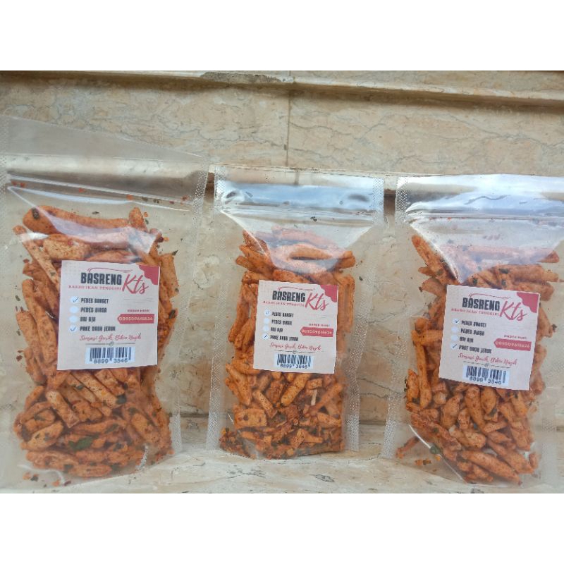 

BASRENG KRIUK 100 GR RASA ORIGINAL DAN PEDAS DAUN JERUK