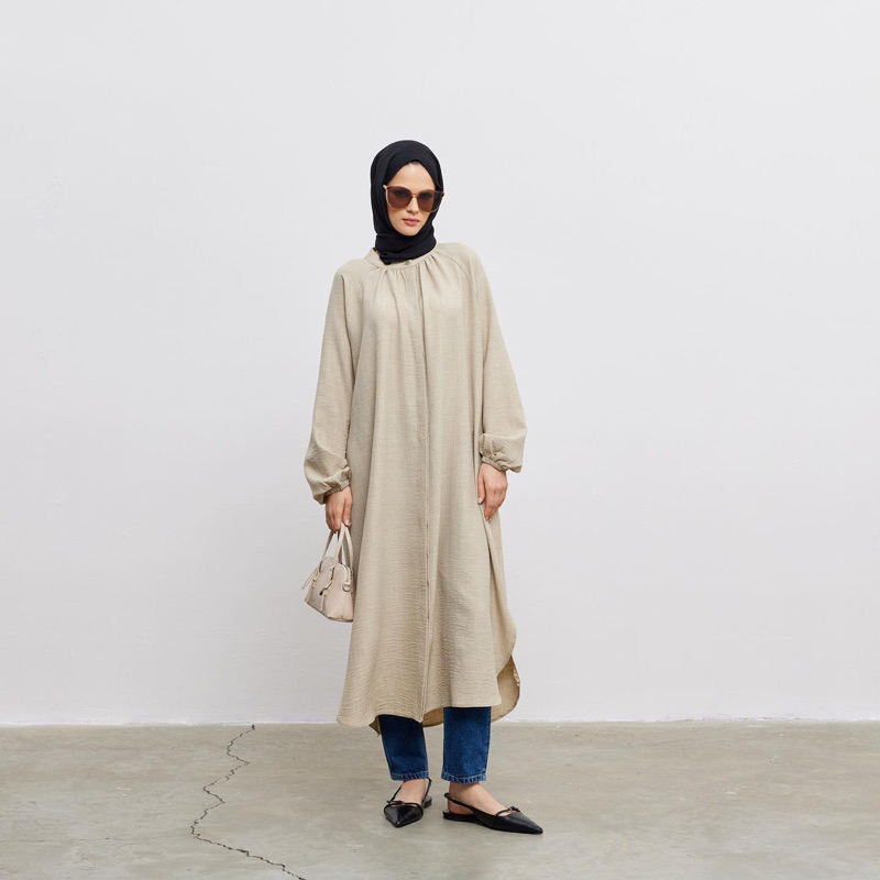 Long Tunik Polo Linen Ferace