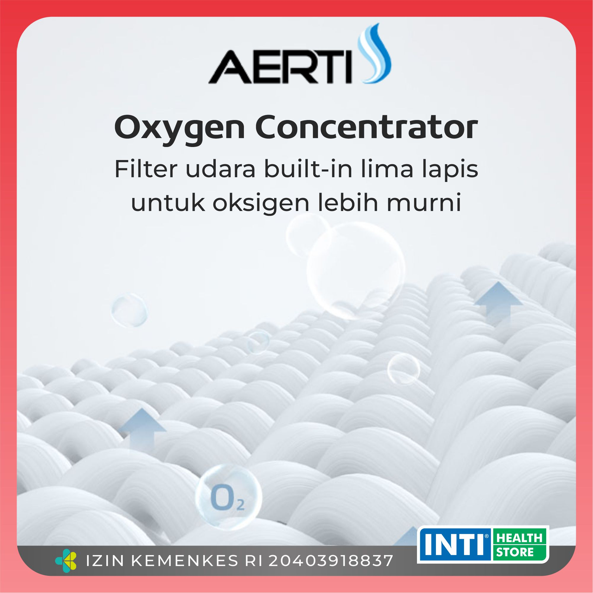 AERTI | Oxygen Concentrator AE-5NW | Konsentrator Oksigen Elektrik