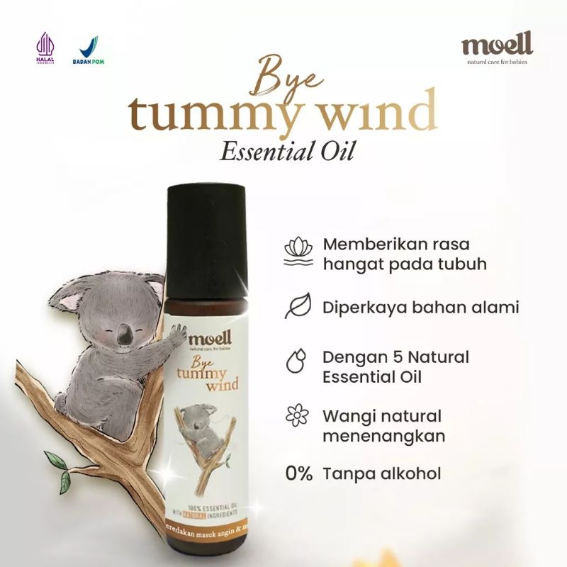 Moell Bye Tummywind Essential Oil 8Ml