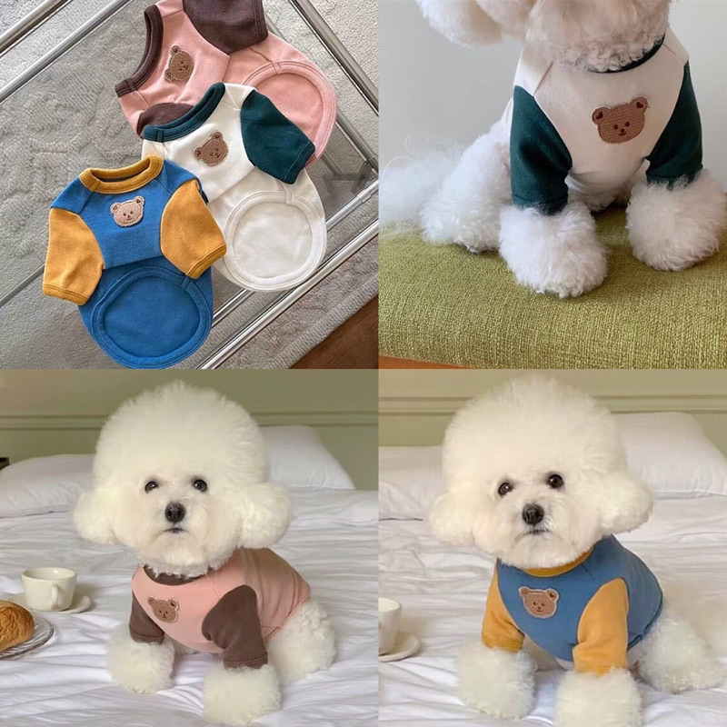 Su Min Bear two tone korea top