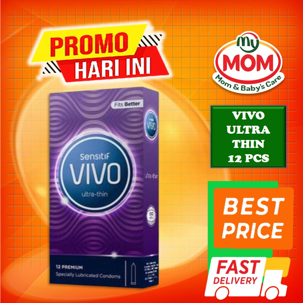 [BPOM] Kondom VIVO ULTRA Thin Isi 12 Pcs / Kondom Vivo UltraThin / Kondom Tipis / Kondom Import / MY MOM