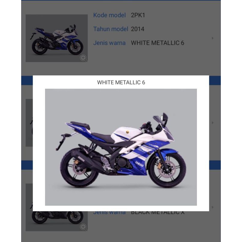REQUEST YAMAHA R15 V2 2014 2015 ORIGINAL
