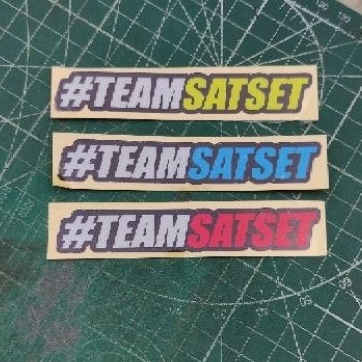 stiker cutting team satset stiker motor