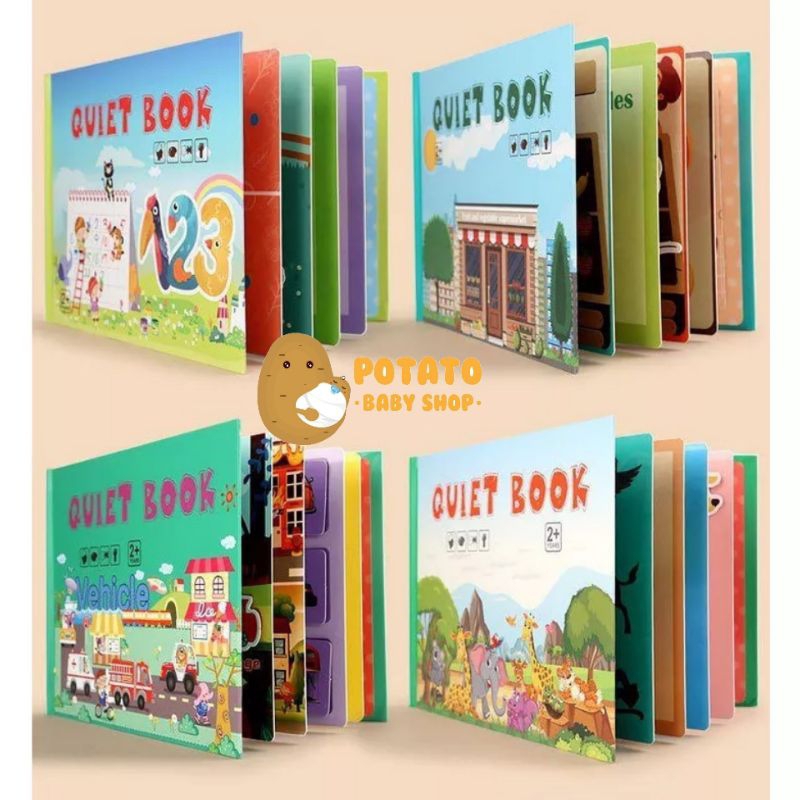 BT JX31 Quiet Book - Buku Edukasi Anak