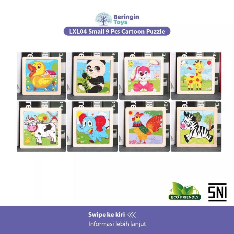 BT LXL04 BT Small Piece Cartoon Puzzle - Mainan Puzzle Anak