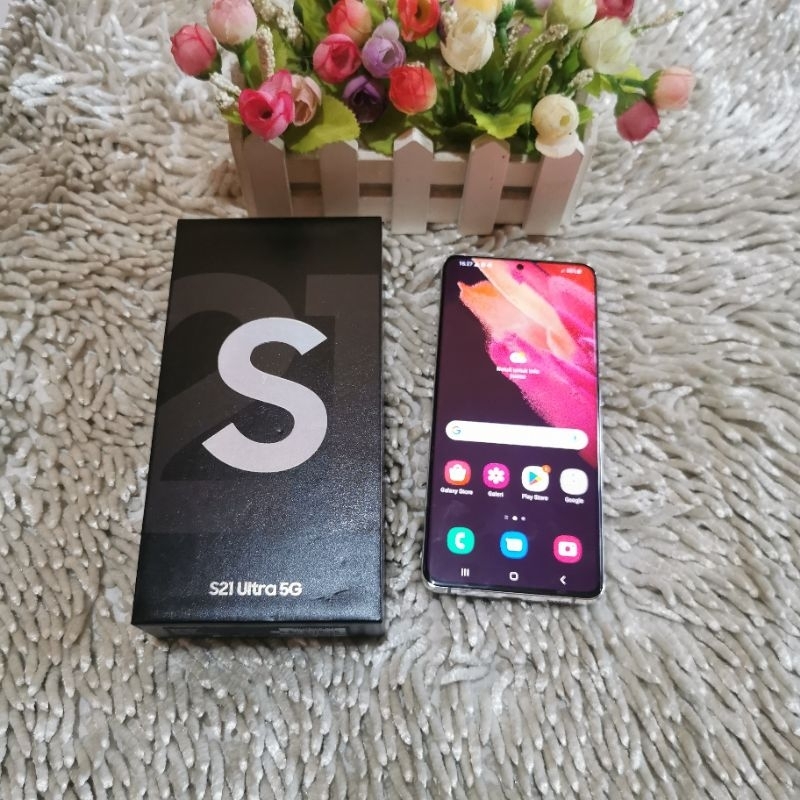 Samsung S21 Ultra 5G 16 512GB 256GB resmi sein normal