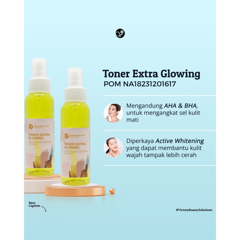 TONER EXTRA GLOWING / TONER LEMON EXTRACT / VBC / VICTORY BEAUTY CARE
