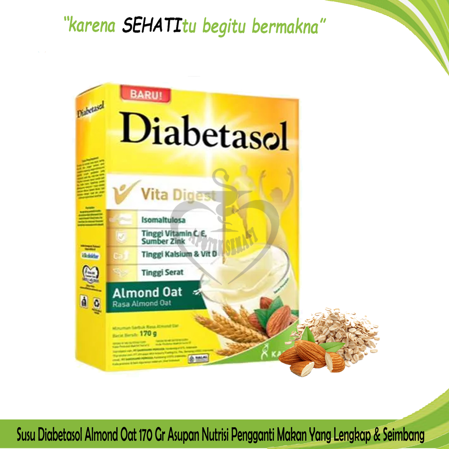 Diabetasol 170 Gram Susu Kesehatan Menambah Nutrisi Penderita Diabetes