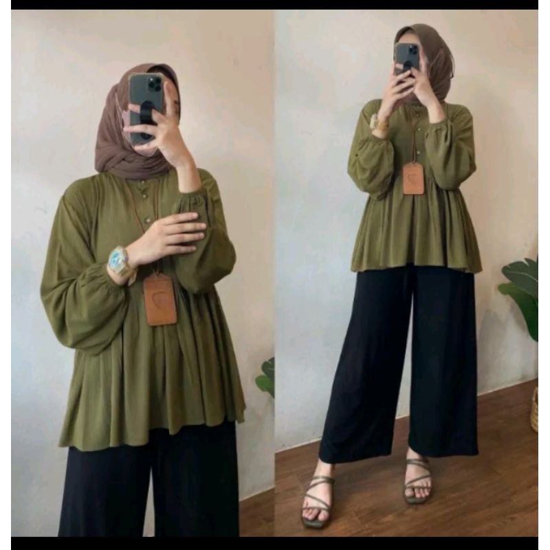 ARINA BLOUSE KATUN RAYON CRINKLE