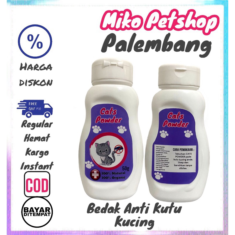 Bedak Kucing Anti Kutu 50g