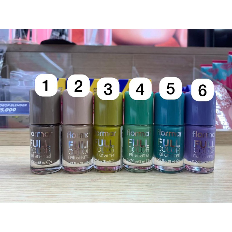 FLORMAR NAIL ENAMEL FULL COLOR ORIGINAL