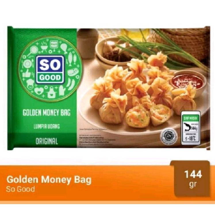 

So Good Golden money bag 144gr lumpia udang moneybag